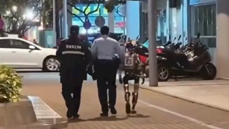 فيديو يظهر تدخل الشرطة لإنهاء مواجهة بين روبوت وامرأة 41 2026 3 30 12 15 13 391.webp