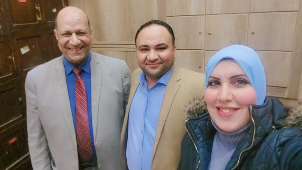 المستشار عبدالله الجزار والمستشار محمد عسكري