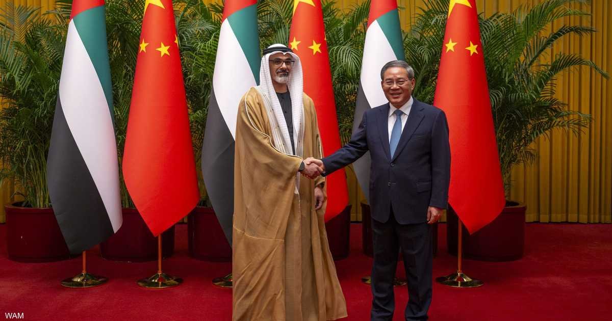 ولي عهد أبوظبي ورئيس مجلس الدولة الصيني يبحثان تعزيز الشراكة 1 1776108650 1 1864025