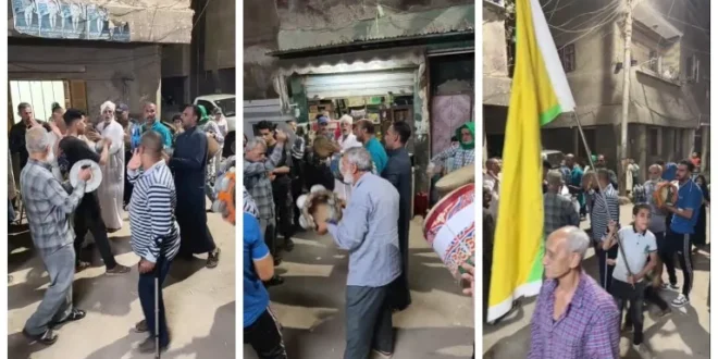 أهالي دسوق يستقبلون عيد الأضحى بالطبل والزغاريد بكفر الشيخ - صور