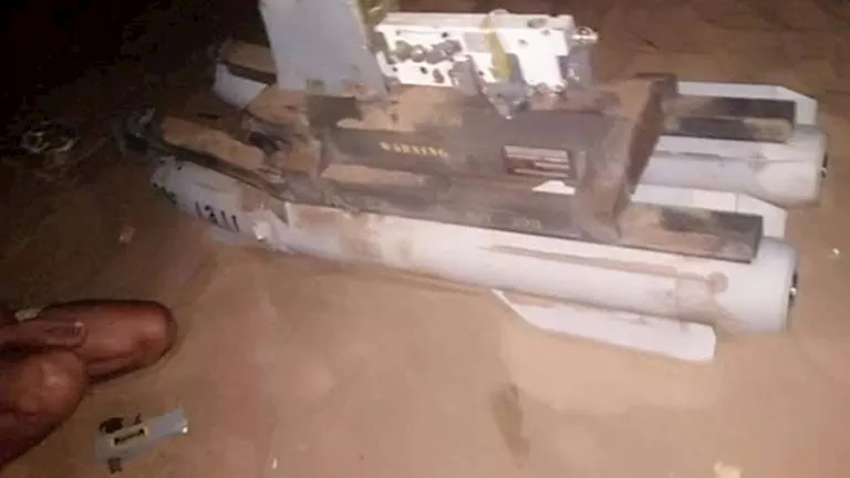 إسقاط طائرة أمريكية في محافظة مأرب باليمن- صور
