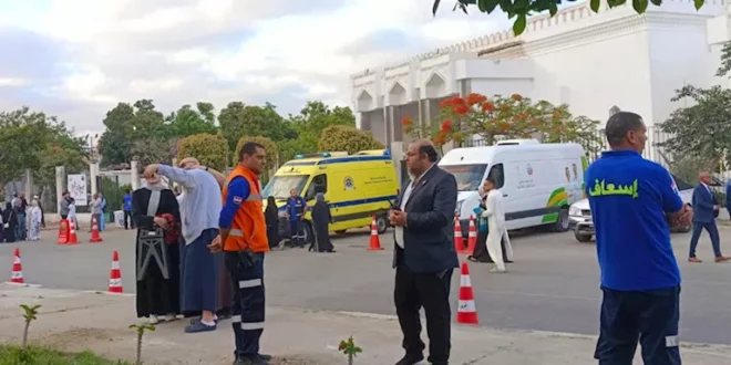 الإسماعيلية ترفع درجة الاستعداد القصوى وتدفع بسيارات الإسعاف