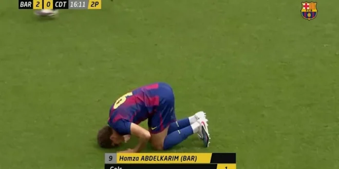 بالفيديو والصور.. حمزة عبد الكريم يقود برشلونة لنصف نهائي كأس الأبطال