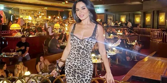 بـ"فستان تايجر".. أحدث ظهور لـ نسرين أمين بالمصيف والجمهور يعلق- صور