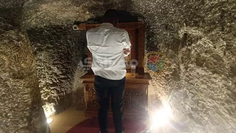 جبل الطير.. هنا تركت العائلة المقدسة أثرها فوق صخور المنيا