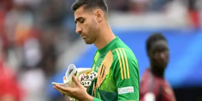 حارس رايو فايكانو يوقف مباراة نهائي الدوري الأوروبي