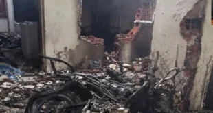 حريق منزل في منفلوط أسيوط بسبب انفجار موتوسيكل يسفر عن مصرع شخصين وإصا
