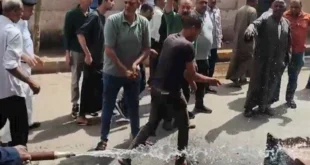 حريق يلتهم محل ألعاب أطفال في المنوفية