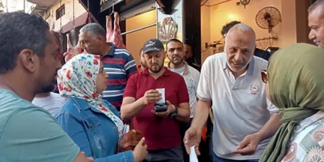 حملات مكثفة لإزالة شوادر الأضاحي المخالفة في أحياء الإسكندرية