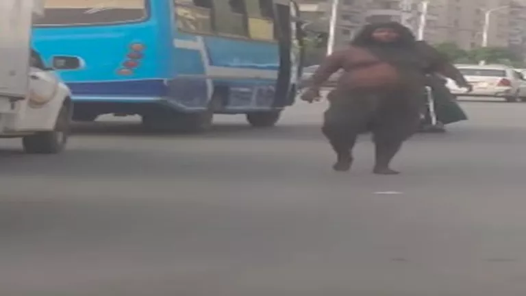 "رجل الغابة" يثير الرعب بشوارع مصر الجديدة وتدخل عاجل من الشرطة