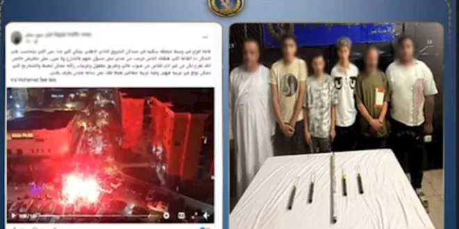 شماريخ وزفة في مدينة نصر تنتهي بضبط 6 أشخاص