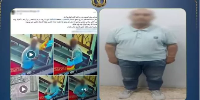 ضبط متهم بسرقة أحذية المصلين من مسجد بالمنصورة
