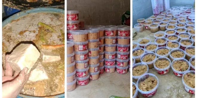 ضبط منتجات ألبان مجهولة المصدر بتواريخ مغشوشة في كفر الشيخ - صور