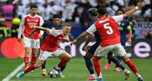 فيديو هدف أرسنال في مرمى باريس سان جيرمان بنهائي دوري أبطال أوروبا
