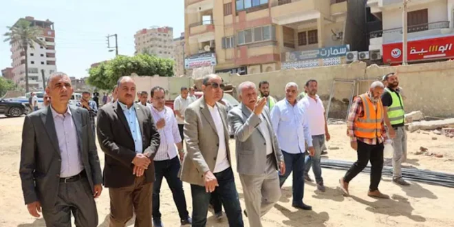 محافظ المنيا يتفقد توسعات مدرسة الشعب