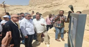 وزير السياحة ومحافظ الأقصر يفتتحان مقبرتي أمنحتب وساموت بجبانة الخوخة