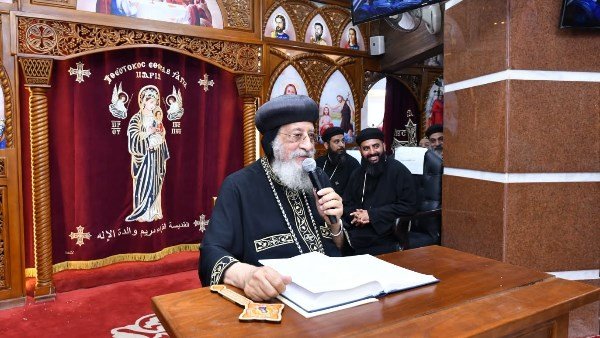 البابا تواضروس: الرئيس السيسي بدأ العاصمة الجديدة بالمسجد والكنيسة لتكون البداية 