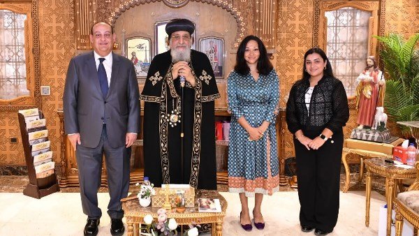 البابا تواضروس يبحث مع مساعد وزير الخارجية الترويج للسياحة الدينية في مصر