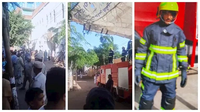 أهالي قرية شنواي بالمنوفية يستعدون لتشييع جثمان أمين شرطة توفي في حري