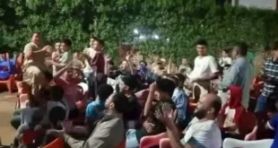 احتفالات واسعة عقب هدفي محمد صلاح وتريزيجيه