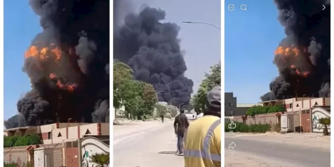 اندلاع حريق بمصنع ولاعات بالمنطقة الصناعية الرابعة في السادات