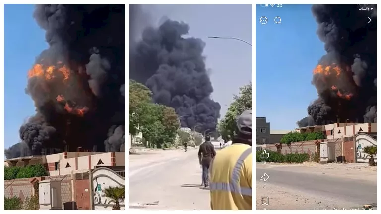 اندلاع حريق بمصنع ولاعات بالمنطقة الصناعية الرابعة في السادات