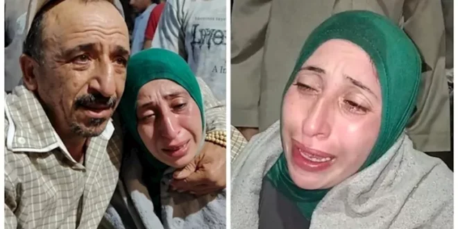 انهيار والدة أحد ضحايا الغرق بشاطئ إدكو انتظارًا لانتشال جثمانه
