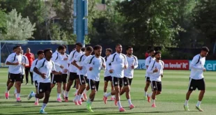 تدريب منتخب مصر استعدادً لمواجهة نيوزيلندا
