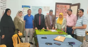 جولات متابعة مكثفة داخل لجان التصحيح بالوادي الجديد