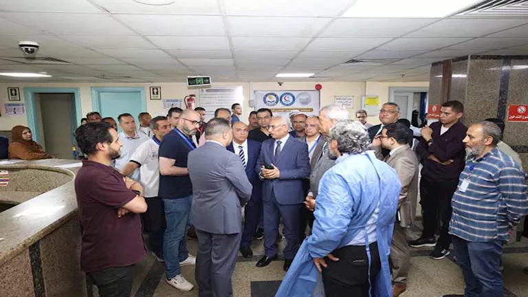 رئيس جامعة المنيا يتفقد مستشفى الكبد استعدادًا لتطبيق التأمين الصحي (ص | ضي النهار رئيس جامعة المنيا يتفقد مستشفى الكبد استعدادًا لتطبيق التأمين الصحي (ص