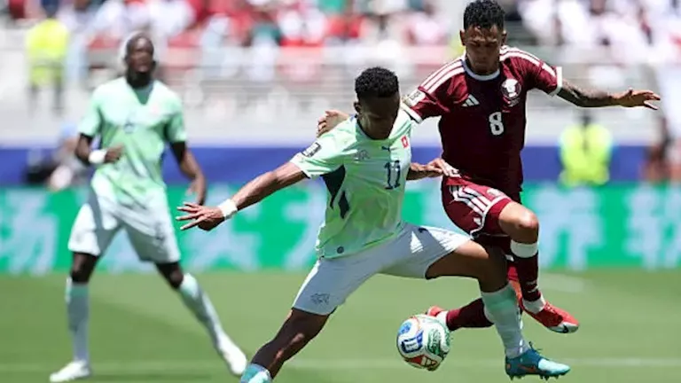 سويسرا تتقدم على قطر بهدف إمبولو في شوط أول مثير بالمونديال