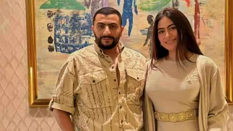 صور تجمع هاجر أحمد بزوجها أحمد الحداد في مناسبات مختلفة