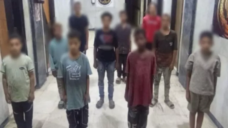 ضبط عصابة استغلت 13 طفلًا في التسول بالجيزة