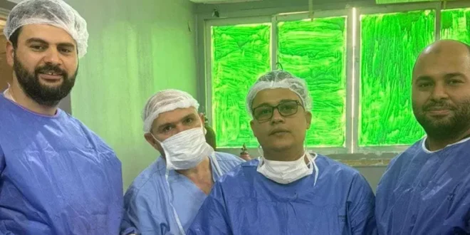فريق طبي بالفيوم ينجح في استئصال ورم مبيض ضخم لسيدة أربعينية