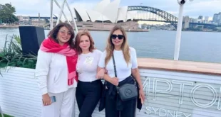 ليلى علوي تنشر صورا مع إلهام شاهين وهالة صدقي من أستراليا