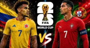 متابعة مباراة البرتغال وكولومبيا في كأس العالم 2026
