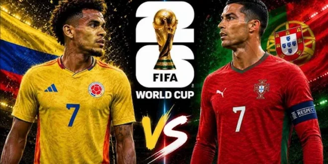 متابعة مباراة البرتغال وكولومبيا في كأس العالم 2026