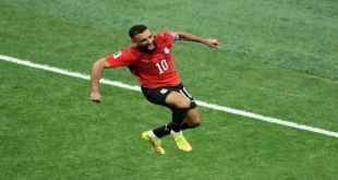 محمد صلاح ينشر صور جديدة من مباراة مصر ونيوزيلندا
