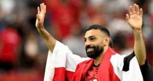 محمد صلاح ينشر صورة جديدة له من تدريبات منتخب مصر