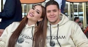 نسرين طافش تحسم جدل الانفصال بصورة رومانسية مع زوجها