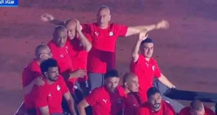 10 صور لحفل تكريم لاعبي منتخب مصر في ستاد القاهرة