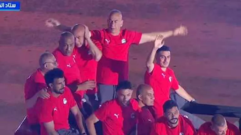10 صور لحفل تكريم لاعبي منتخب مصر في ستاد القاهرة
