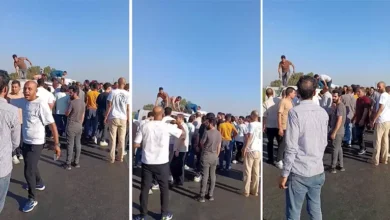 11 مصابًا في انقلاب ميني باص على طريق شبرا – بنها الحر (صور)