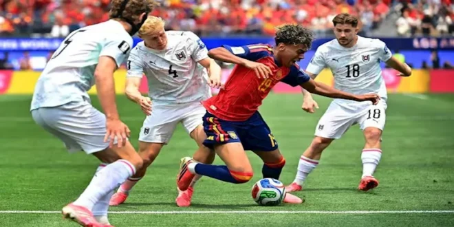 تعرف على أحداث مباراة إسبانيا والنمسا في دور الـ32 من كأس العالم 2026