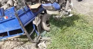 4 وفيات و5 مصابين في حادث تصادم مروع على صحراوي المنيا