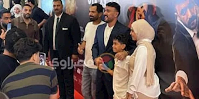 أحمد العوضي يحتفل بانطلاق العرض الخاص لفيلم "شمشون ودليلة"