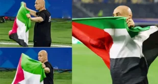 احتفاء حسام حسن بفلسطين وغزة بعد فوز مصر يتصدر الإعلام العبري