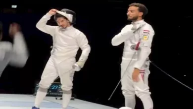 احتفال محمد السيد أمام لاعب إسرائيل يشعل مواقع التواصل الاجتماعي
