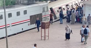ارتفاع عدد مصابي خروج عربة قطار عن القضبان بالغربية إلى 16 شخصًا