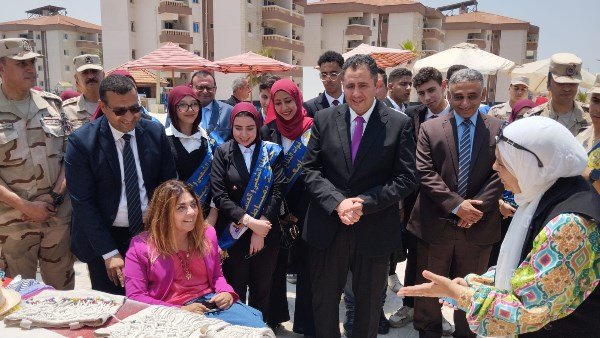 افتتاح سابع معارض منتجات ذوي الإعاقة برأس البر.. صور